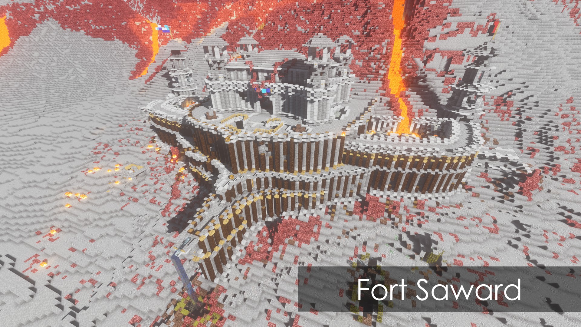 A screenshot of the entire fort