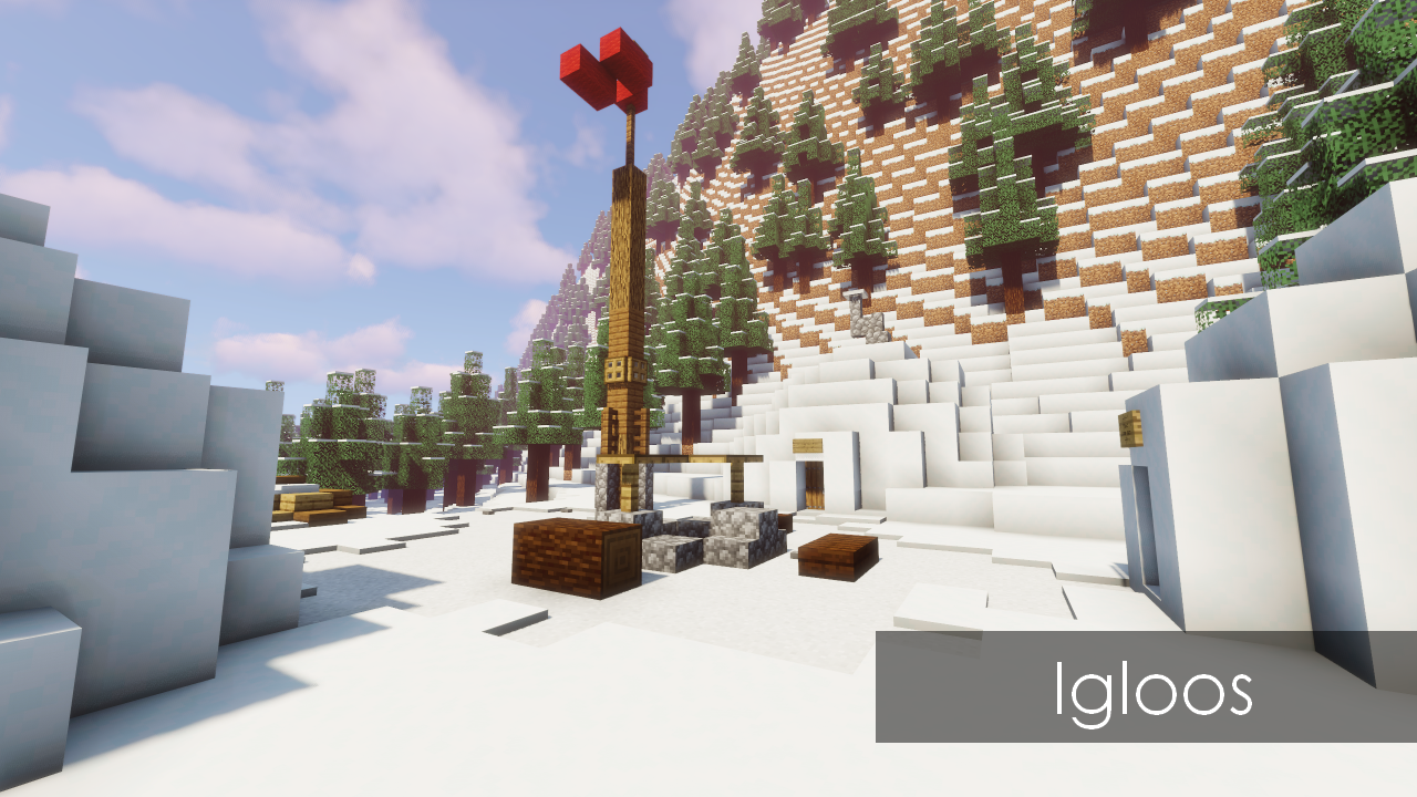 The Igloos as seen from the southeast